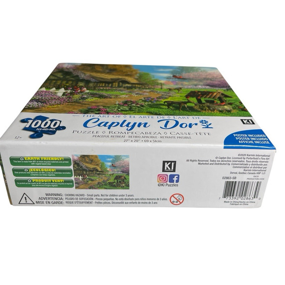 The Art of Caplyn Dor Peaceful Retreat 1000 Pieces Jigsaw Puzzle KI Puzzles - Picture 4 of 5